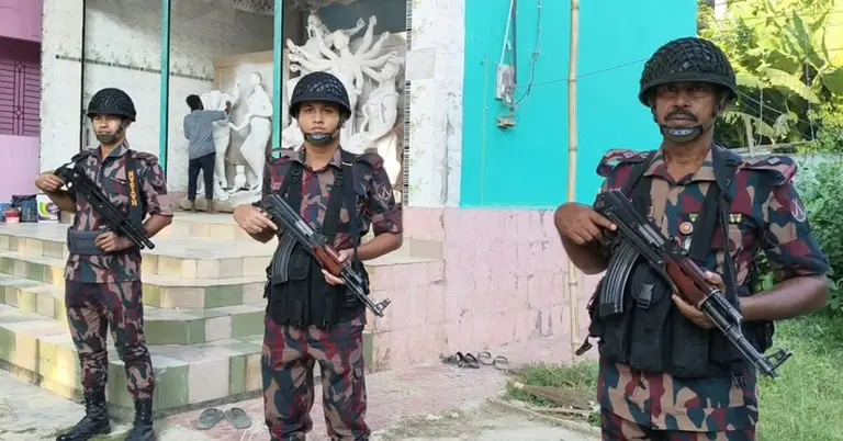 নিরাপত্তায় বিজিবি
